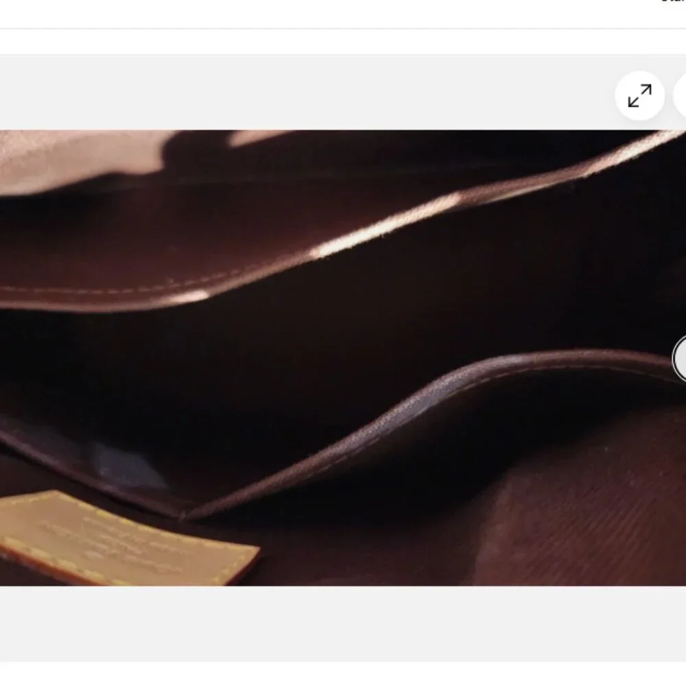 Louis Vuitton Rivoli NV PM Monogram Purse Bag With Tan Accents Authentic - Picture 11 of 16